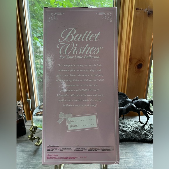 Rare Purple Tutu Ballet Wishes Pink Label Barbie Collector Series Brand New NIB - Picture 3 of 5